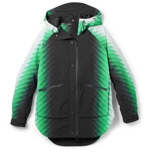 Free People FP Movement  Singin' in the Rain Printed Jacket Size XS (oversized)